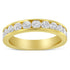 18K Yellow Gold Round Cut Diamond Band Ring (1 Cttw, H-I Color, SI2-I1 Clarity)