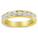 18K Yellow Gold Round Cut Diamond Band Ring (1 Cttw, H-I Color, SI2-I1 Clarity)