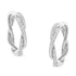 Sterling-Silver Diamond Hoop Earring (0.75 cttw, I-J Color, I2-I3 Clarity)