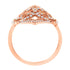 10K Rose Gold Diamond Cocktail Ring (1/2 Cttw, H-I Color, I1-I2 Clarity)
