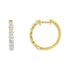 10KT Yellow Gold Diamond Huggy Hoop Earrings (1/2 cttw, J-K Color, I2-I3 Clarity)