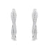 Sterling-Silver Diamond Hoop Earring (0.75 cttw, I-J Color, I2-I3 Clarity)