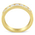18K Yellow Gold Round Cut Diamond Band Ring (1 Cttw, H-I Color, SI2-I1 Clarity)