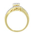10K Yellow Gold Diamond Cluster Ring (1/2 Cttw, I-J Color, I2-I3 Clarity)
