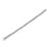.925 Sterling Silver 2.0 Cttw Rose Cut Diamond X Link Tennis Bracelet (I-J Color, I2-I3 Clarity) - 7” 
