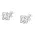 Sterling Silver Diamond Square Stud Earring (1/2 cttw, I-J Color, I2-I3 Clarity)