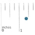 14K Gold Blue Lab Grown Diamond Stud Earrings with Screw Backs